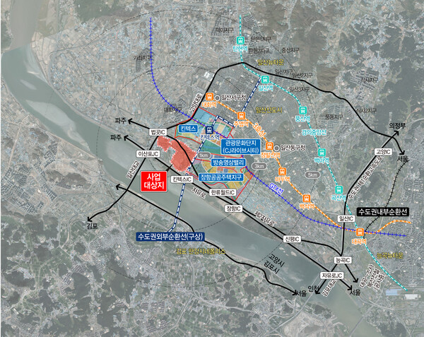 고양테크노밸리 위치도 (출처 = 경기도청)