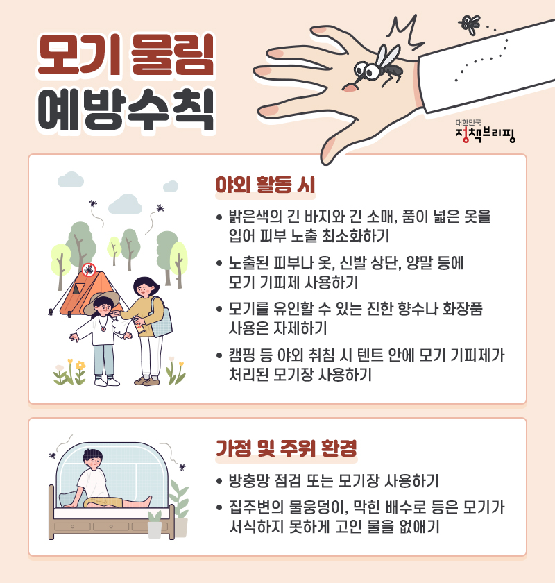 ‘일본뇌염’ 주의보…모기 물림 예방수칙
