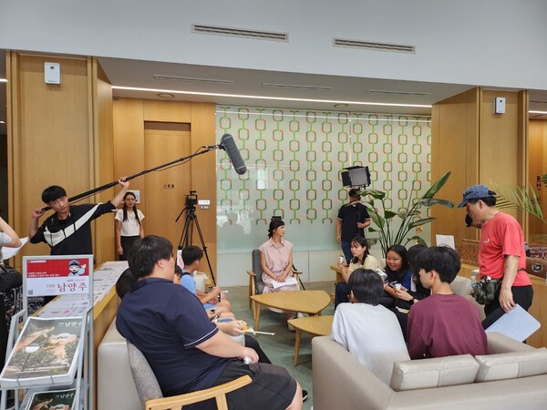 남양주시청에서 단편영화 촬영 (다문화 학생들과)