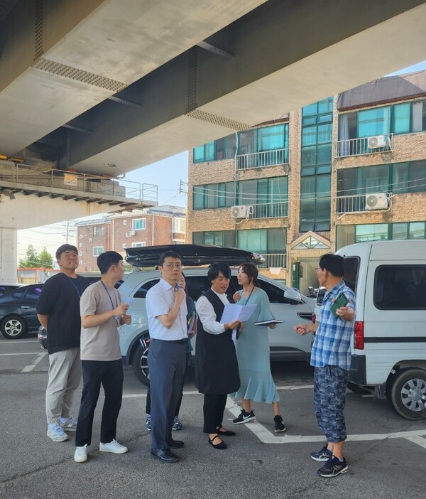 이은주 의원과 국민권익위원회 병점육교 현장 조사