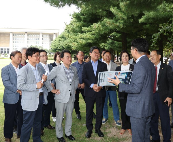 김용일 시의원, 재개발  현장 방문 