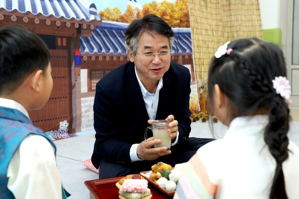 이동환 고양시장, 추석 명절맞이 시청 직장어린이집 방문
