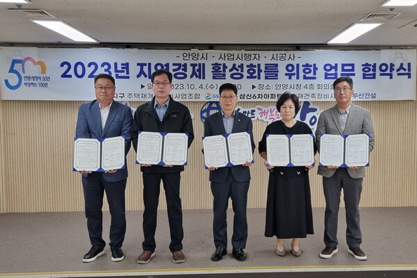                                                     지역경제 활성화 업무협약 