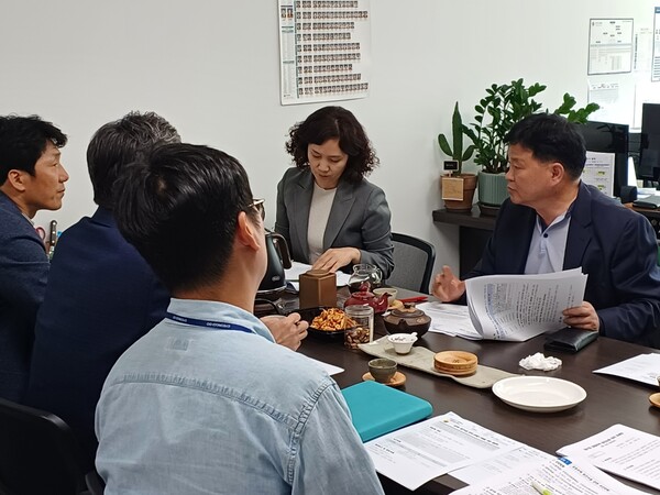 성기황 의원, '아파트 층간소음 방지 조례안' 제정 집행부 정담회 개최 