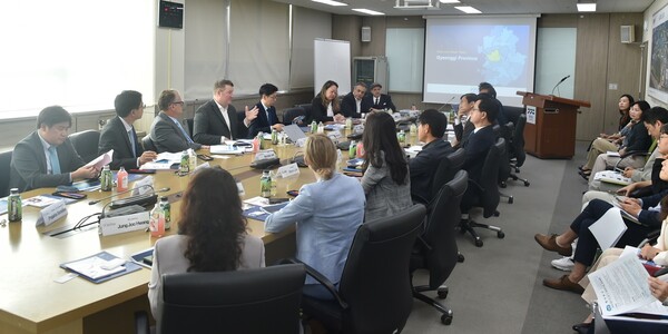 미최대 바이오협회 바이오콤 경기도 방문