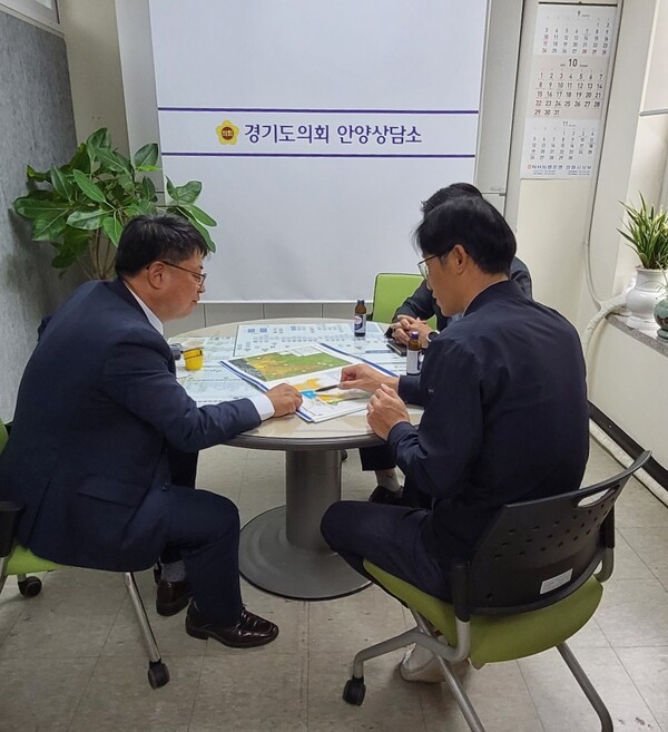  김재훈 의원, 인덕원및 관양고 주변 도시개발사업 진행 상황 보고 가져 