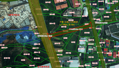 e편한세상~가평중 도로개설 구간 