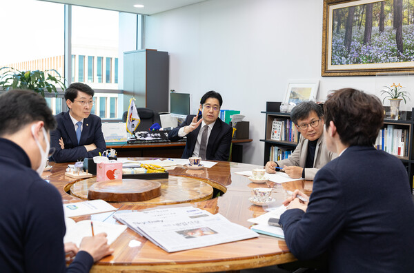 오병권 행정1부지사 경기도 지역구 국회 예산결산특별위원회 위원 면담