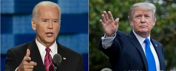 조 바이든 민주당 대선 후보(좌)와 도널드 트럼프 미국 대통령(우) (사진=퍼블릭뉴스)