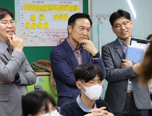광수중 수업 참관 현장 (사진 = 경기도교육청)