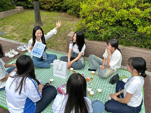 그룹 멘토링 현장 속 구슬쥬 [사진=유회중 기자]
