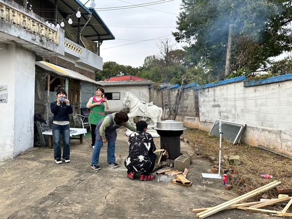 파주 마정리 예술마을프로젝트 오프닝 준비현장