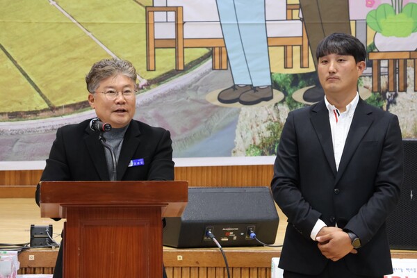 장세일 영광군수 축사모습(사진=차윤기 기자)