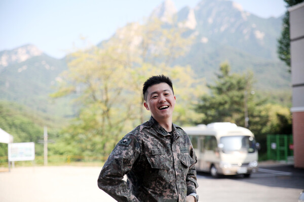 국군재정관리단 소속 홍진선 대위. (사진제공= 홍진선 대위)