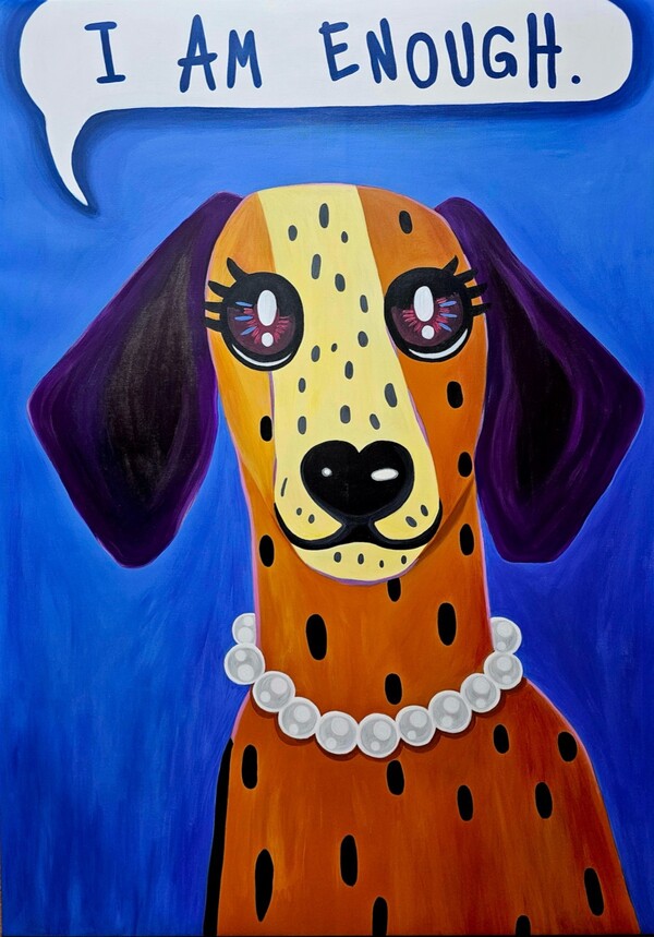 I AM SPECIAL. 800*1170mm, 2024 Acrylic on canvas (자료제공= 샤이니영(최영신) 작가 제공)