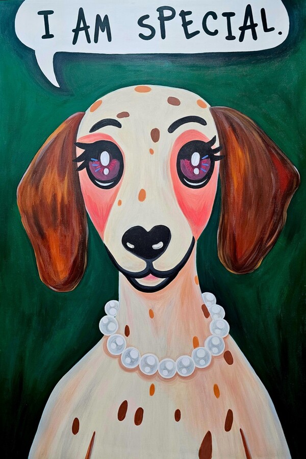 I AM ENOUGH. 800*1170mm, 2024 Acrylic on canvas (자료제공= 샤이니영(최영신) 작가 제공)