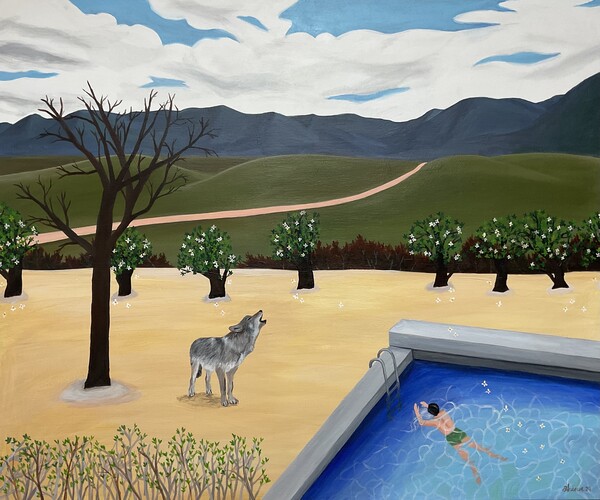 The next season725*605mm, 2024 Acrylic on canvas (자료제공= 김희은 작가)