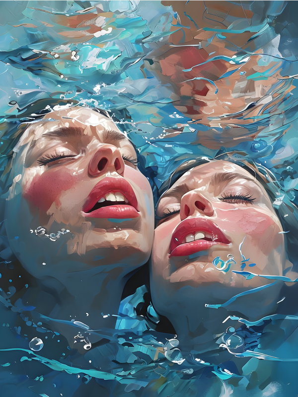 Assimilation (동화)1170*800mm, 2024 Graphic design (자료제공= 김기창 작가) 