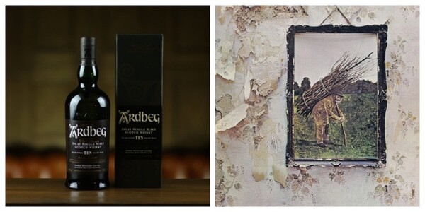 사진 제공 = Glenfiddich, Macallan, Talisker, Ardbeg, Glenlivet (Helen Siwak), 앨범 커버 제공 = Capitol Records, Polydor Records, Swan Song Records, Asylum Records, EMI Records (Helen Siwak).