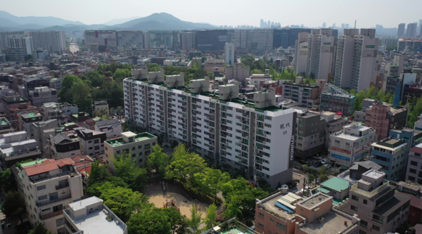 문정현대아파트 전경. [사진=쌍용건설]