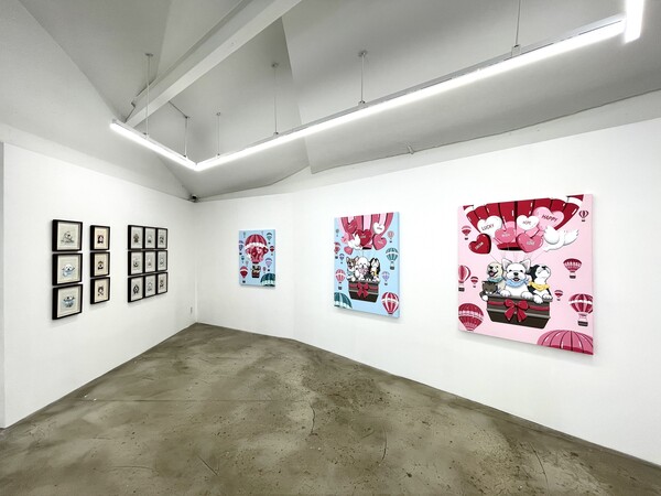 조원경 작가 개인전 'Wonderful LIFE - Sky Trip' 전시장 전경. [사진=조원경 작가]