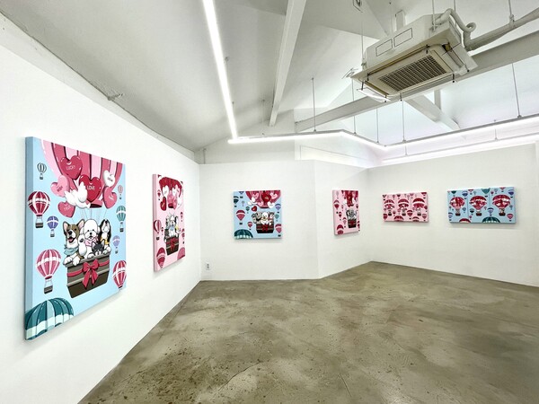 조원경 작가 개인전 'Wonderful LIFE - Sky Trip' 전시장 전경. [사진=조원경]