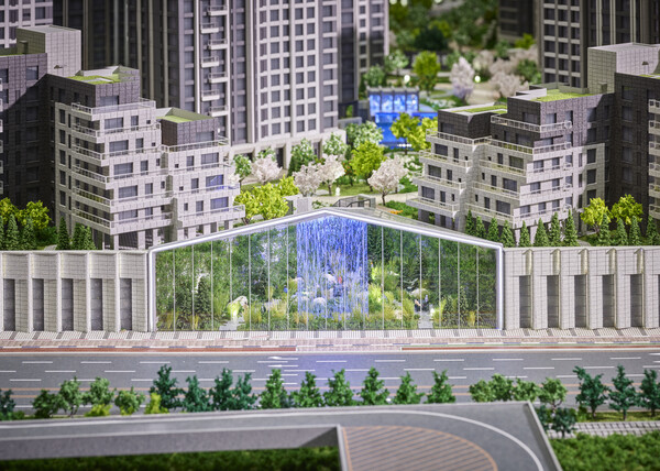 DL이앤씨 '아크로 한남' 홍보관. [사진=DL이앤씨]