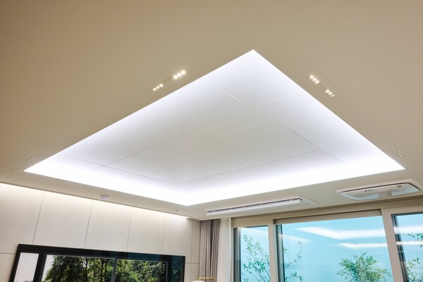 GS건설이 개발한 '에너지 절약형 조명'이 적용된 이미지. [사진=GS건설]