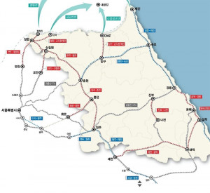 강원도, 용문~홍천ㆍ삼척~강릉  등 4개 철도망 사업 궤도에 오르다