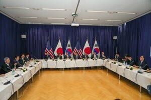 [전문] 한미일 "북한의 완전한 비핵화에 확고한 의지 재확인"