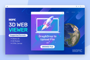 모픽, 무안경 3D 디스플레이 전용 웹 뷰어 출시...실행 간편·자동 업데이... - 뉴스 썸네일 이미지