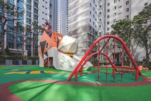 현대건설, '열저감 신소재' 단지 놀이터 적용