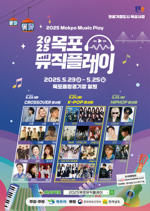목포시, ‘2025 목포뮤직플레이’ 준비 총력